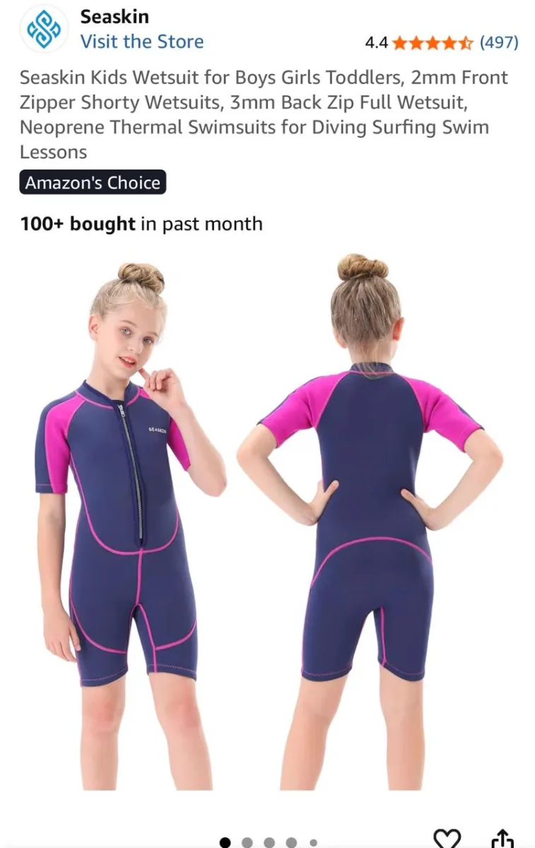 Season kids wetsuit 5-9 years 2