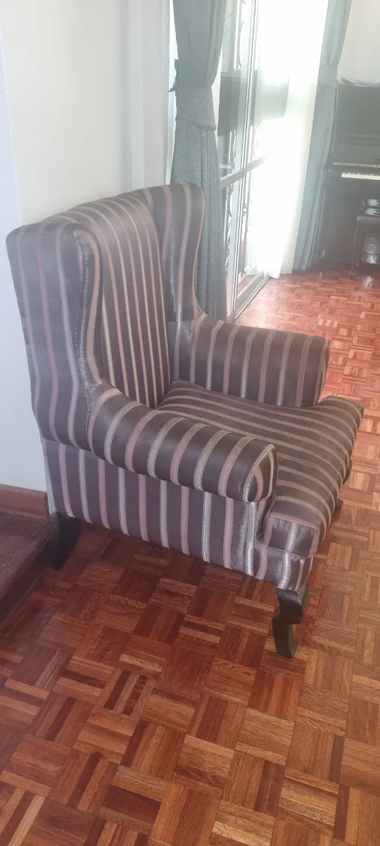 Striped armchair 1