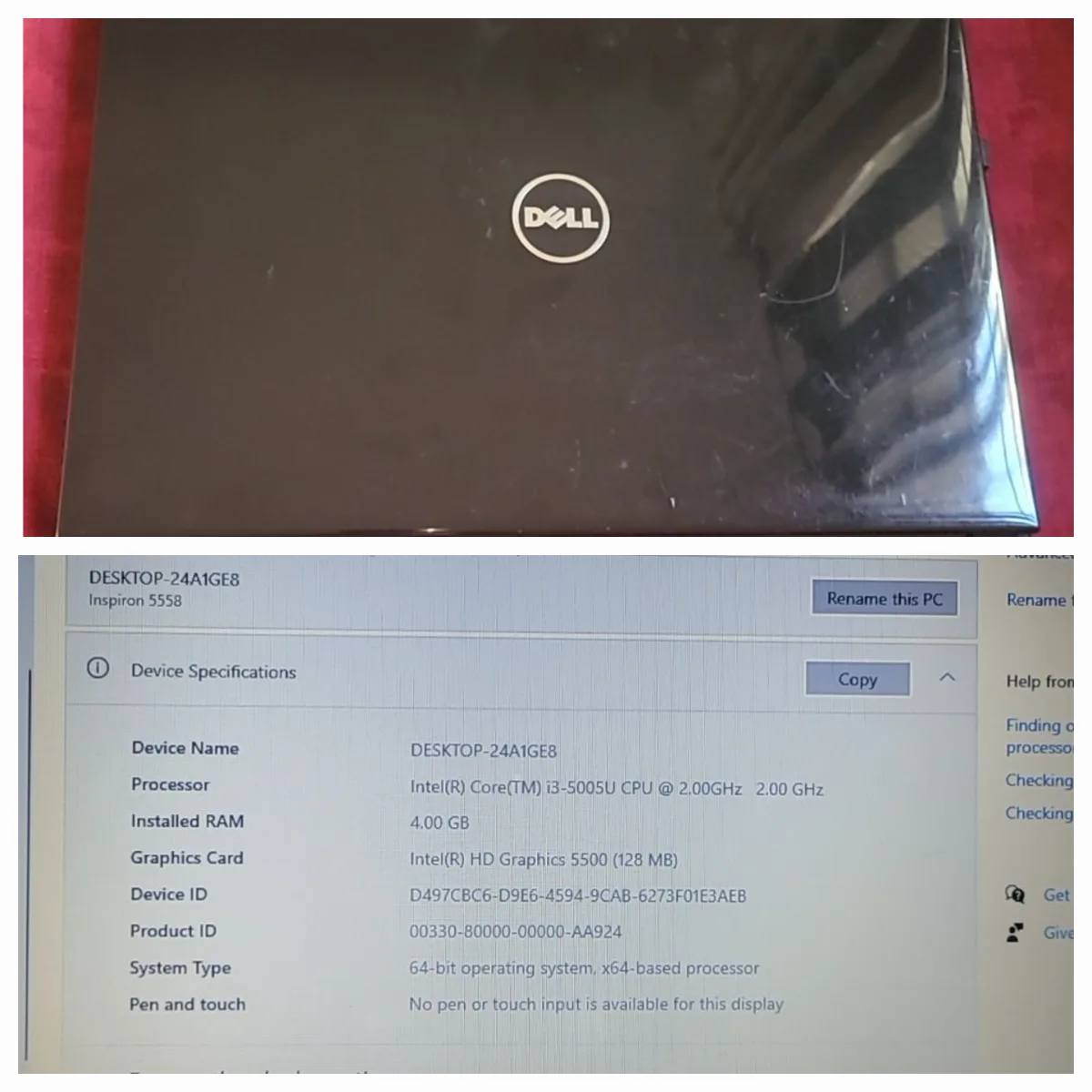Dell Inspiron laptop 2