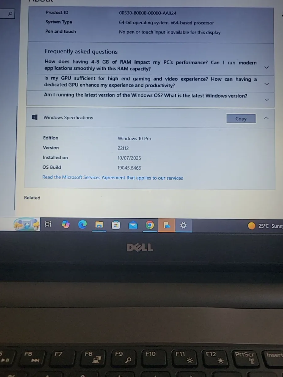 Dell Inspiron laptop 4