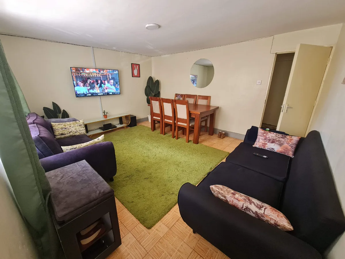 Large Green Shaggy Rug/ Carpet 2
