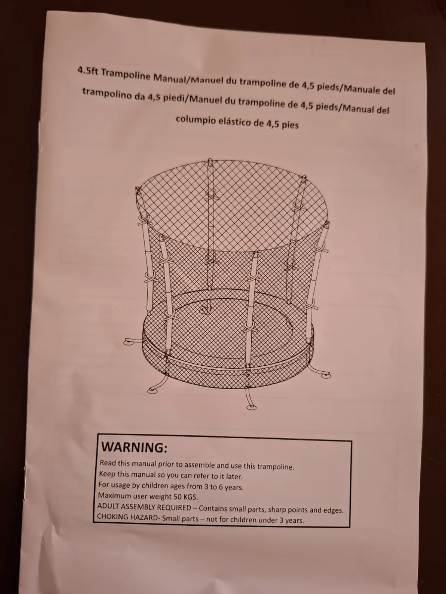 Indoor/Outdoor Kids trampoline 3