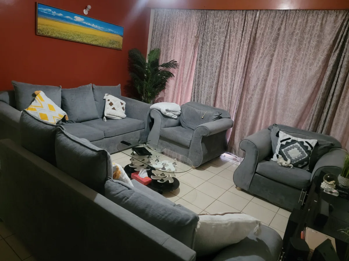 8 seater grey sofa 2