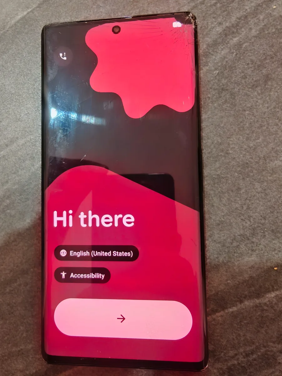Pixel 6 pro (cracked screen, working fine) 4