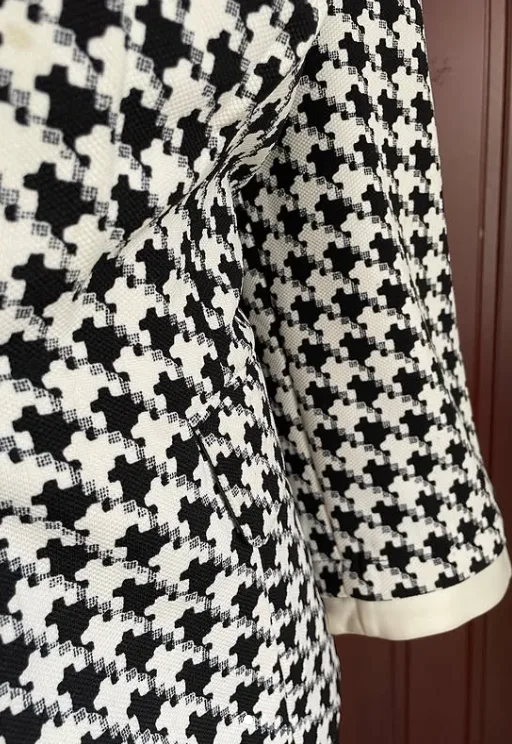The Monochrome Houndstooth Tailored Blazer 6