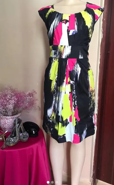 The Colour Pop Abstract Sheath Dress 2