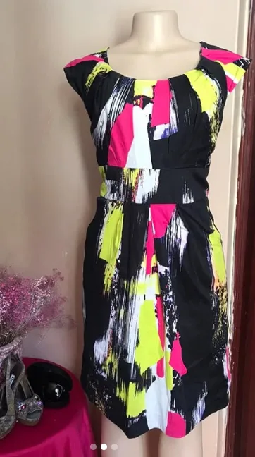 The Colour Pop Abstract Sheath Dress 3