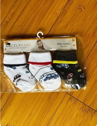 Soft Baby Socks (New - Set of 3) 1