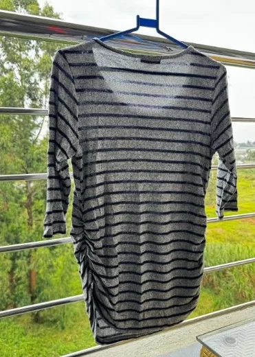 Ragdoll Striped Maternity Long-Sleeve Shirt 2