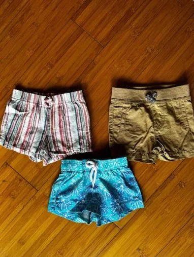 Mixed Baby Shorts Set (3-Pack, Used) 1