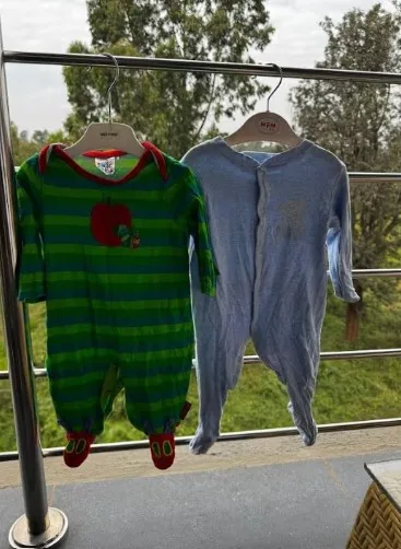 Baby Boy Eric Carle Top & Blue Romper Set 2