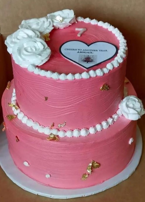 Bubblegum & Blueberry Birthday Cake
