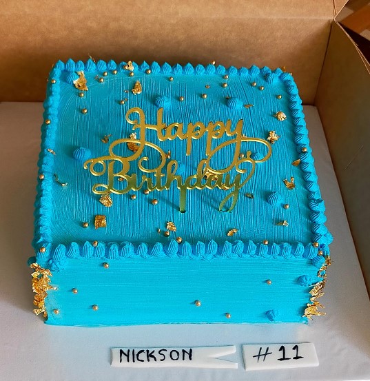 Vanilla Strawberry & Chocolate Birthday Cake