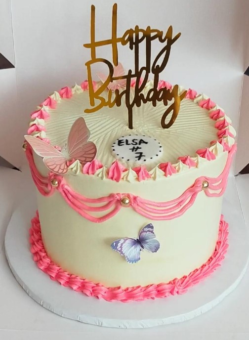 Tabie's Cakes Vanilla Gilrs Cake
