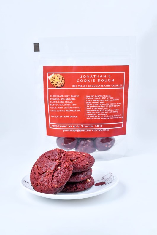 Jonathan's Red Velvet Chocolate Chip Ready-to-bake Cookie Dough