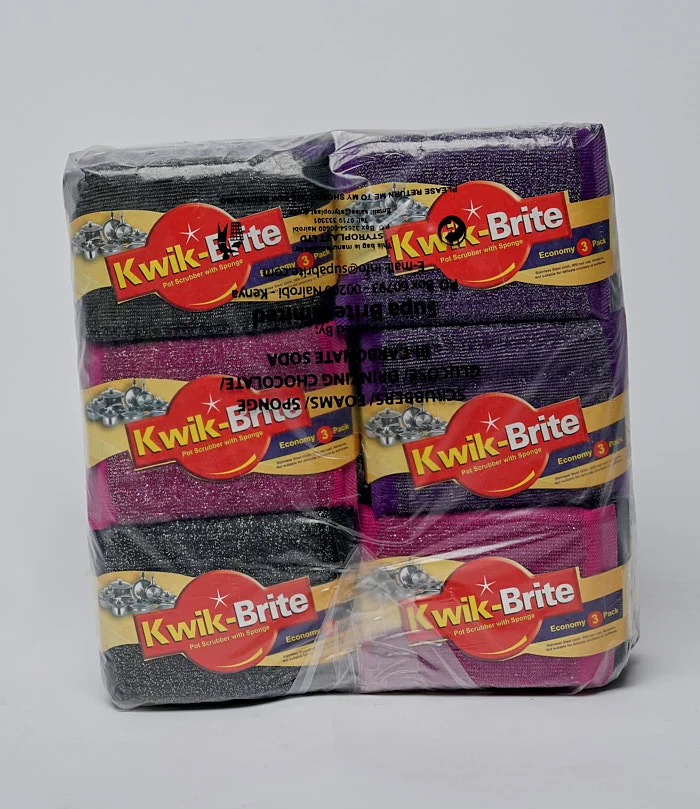 Kwik Brite Pot Scrubber With Sponge