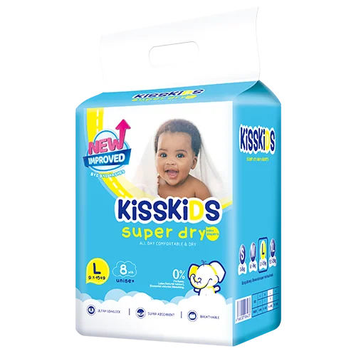 Kisskids Diapers (Low Count) Large