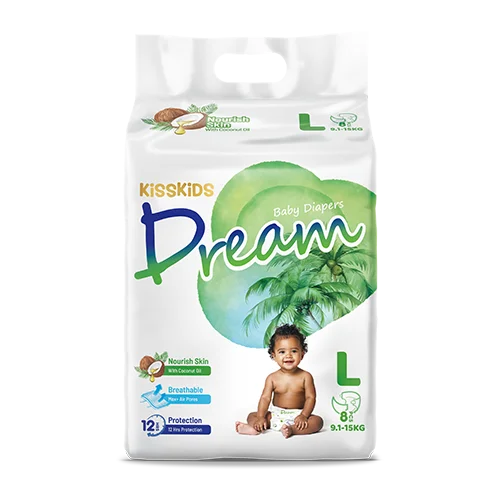 Kisskids Dream Diapers (Low Count) Large