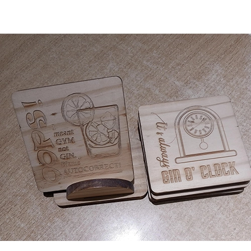 Custom Gin Coasters