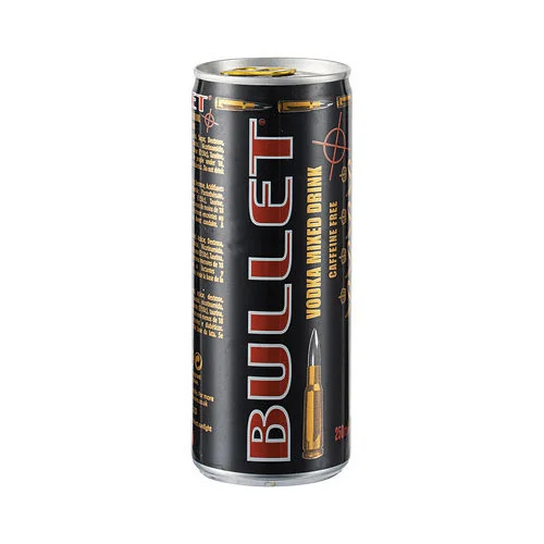 Bullet Vodka Mixed Caffeine Free Can
