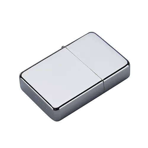 ChampHigh Chrome Silver Windproof Flint Lighter (Refillable)