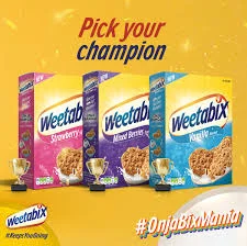 Weetabix (Vanilla / Mixed Berries / Original)