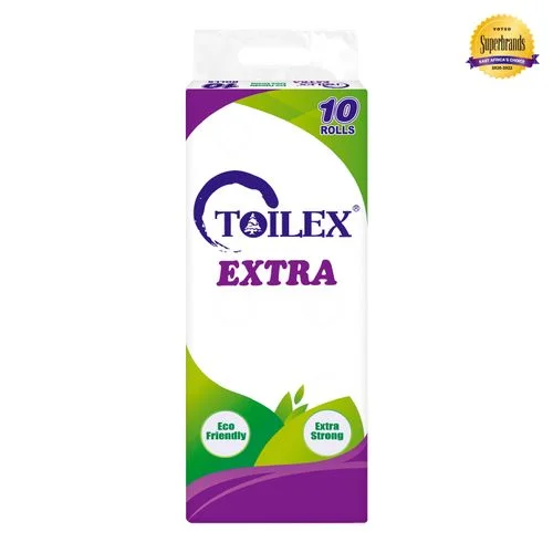 Toilex Toilet Paper Extra White - Unwrapped