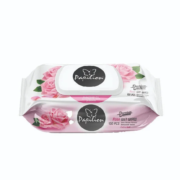 Papilion Wet Wipe Rose