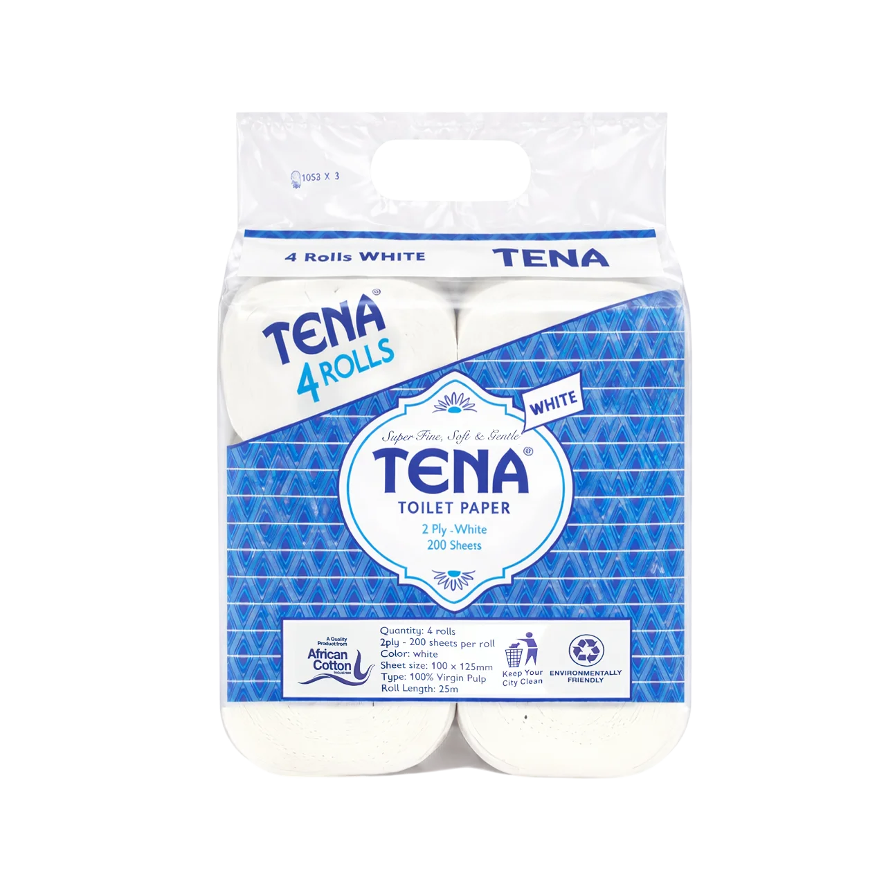 Tena White Tissue Paper Roll