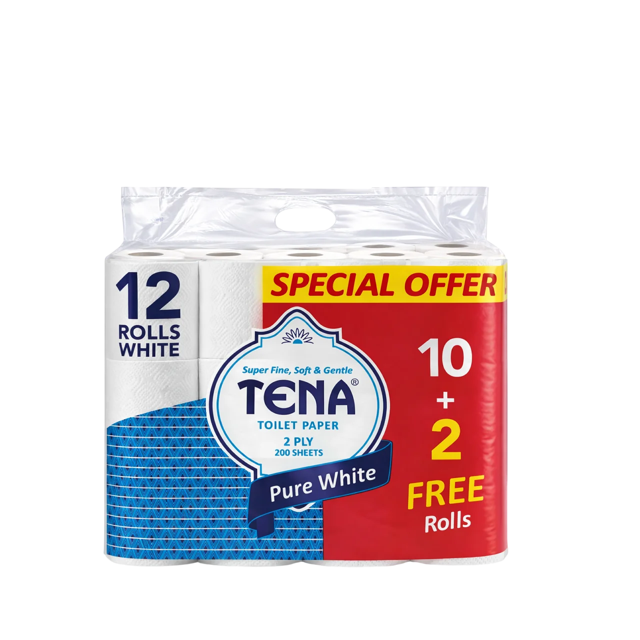 Tena White Tissue Paper Roll Wrapped