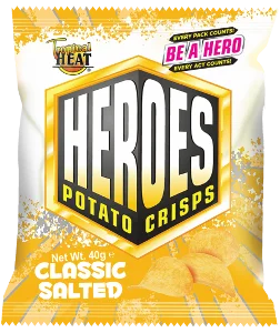 Tropical Heat Crisps Heroes Salted