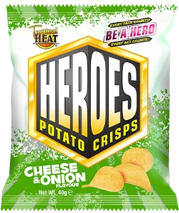 Tropical Heat Heroes Cheese & Onion