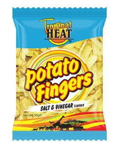 Tropical Heat Potato Crisps Salt & Vinegar Strips
