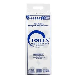 Toilex Toilet Tissue White Wrapped