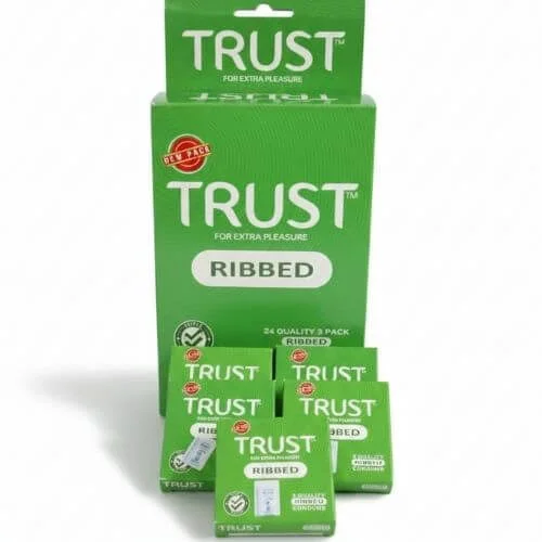 Trust Ribbed Condoms