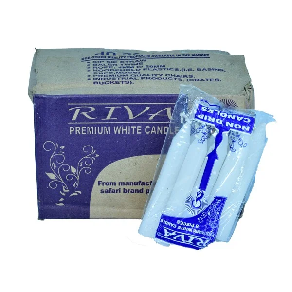 Riva White Candles