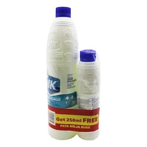 Jik Bleach Regular 750ml + 250ml Free