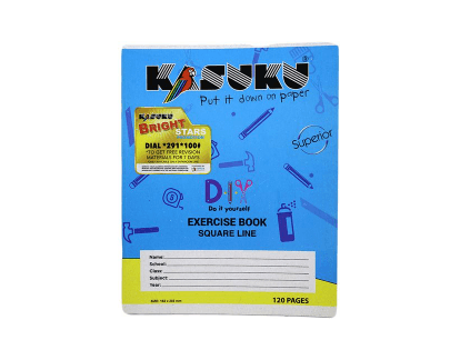 Kasuku Twiga A5 Square Line Exercise Book