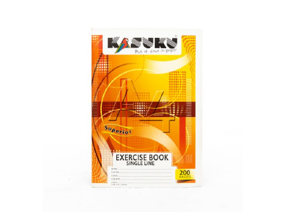Kasuku Twiga A4 Single Line  Exercise Book