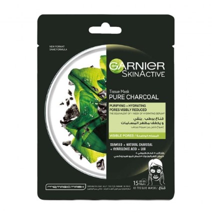 Garnier Arenfr Algae Charcoal Sheet Mask