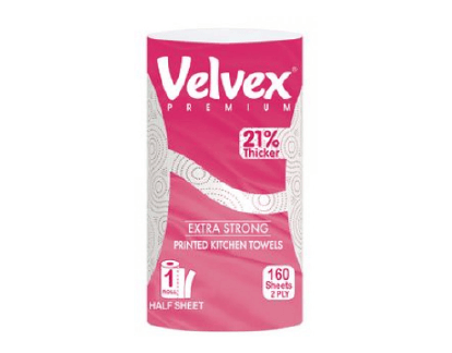 Velvex Printed Pink Kitchen Towel