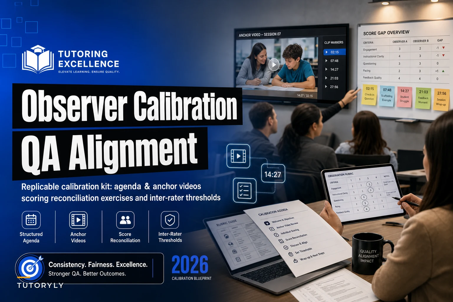 Session-observation calibration workshop blueprint for QA alignment