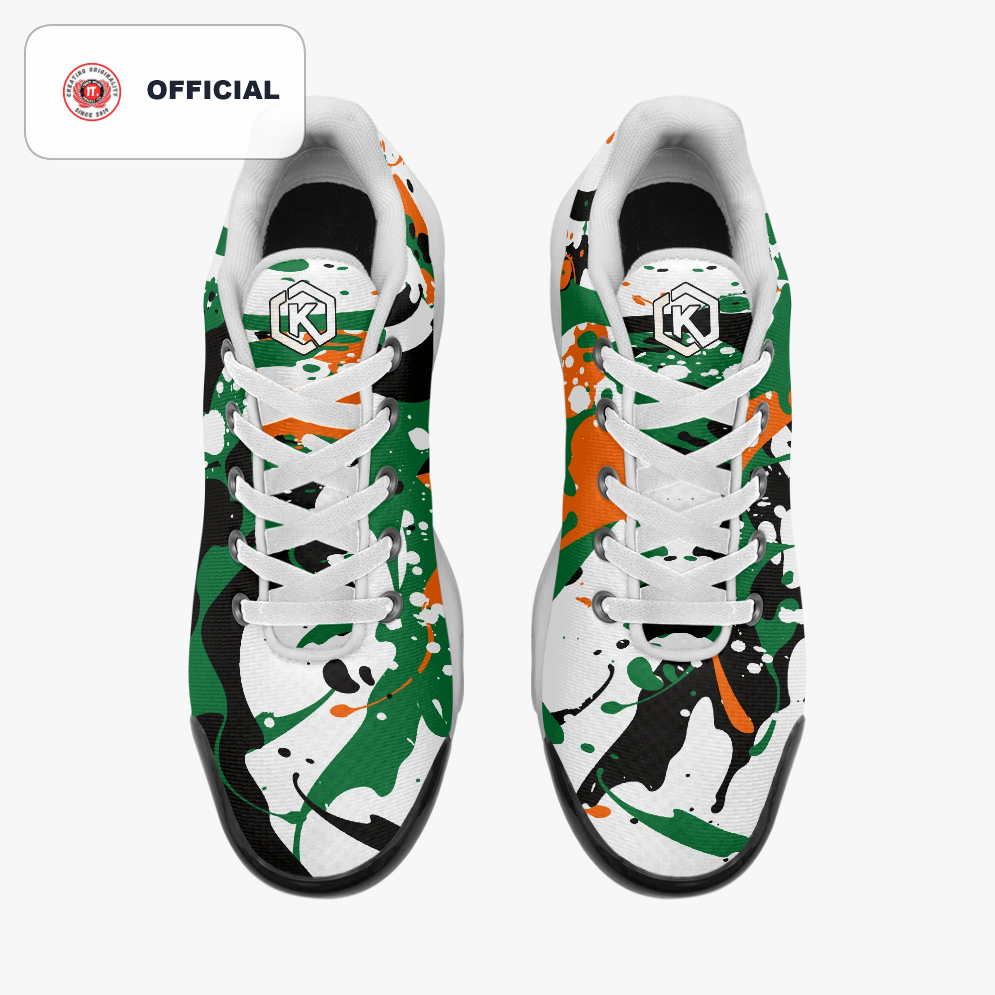 Kicxs College Teams Men's Bounce Mesh Knit Sneakers - Canes 2