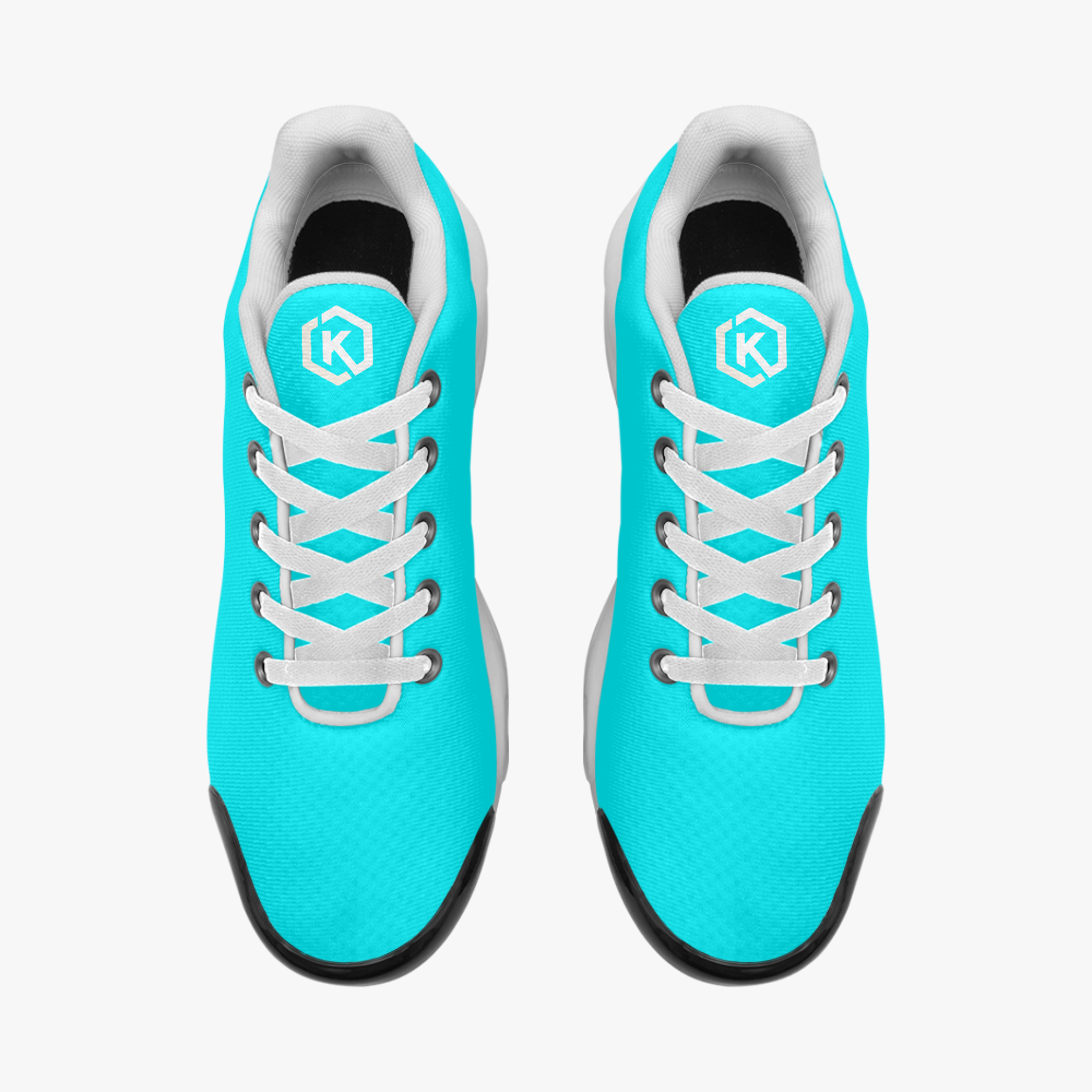 Kicxs Men's Bounce Mesh Knit Sneakers - Aqua 4