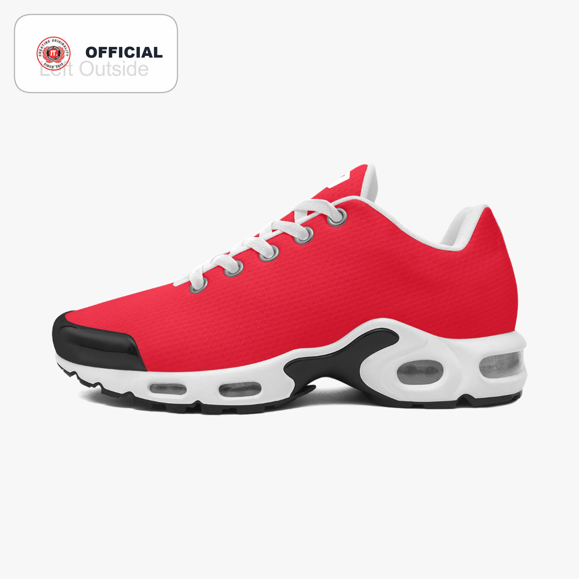 Kicxs Men's Bounce Mesh Knit Sneakers - Red 3