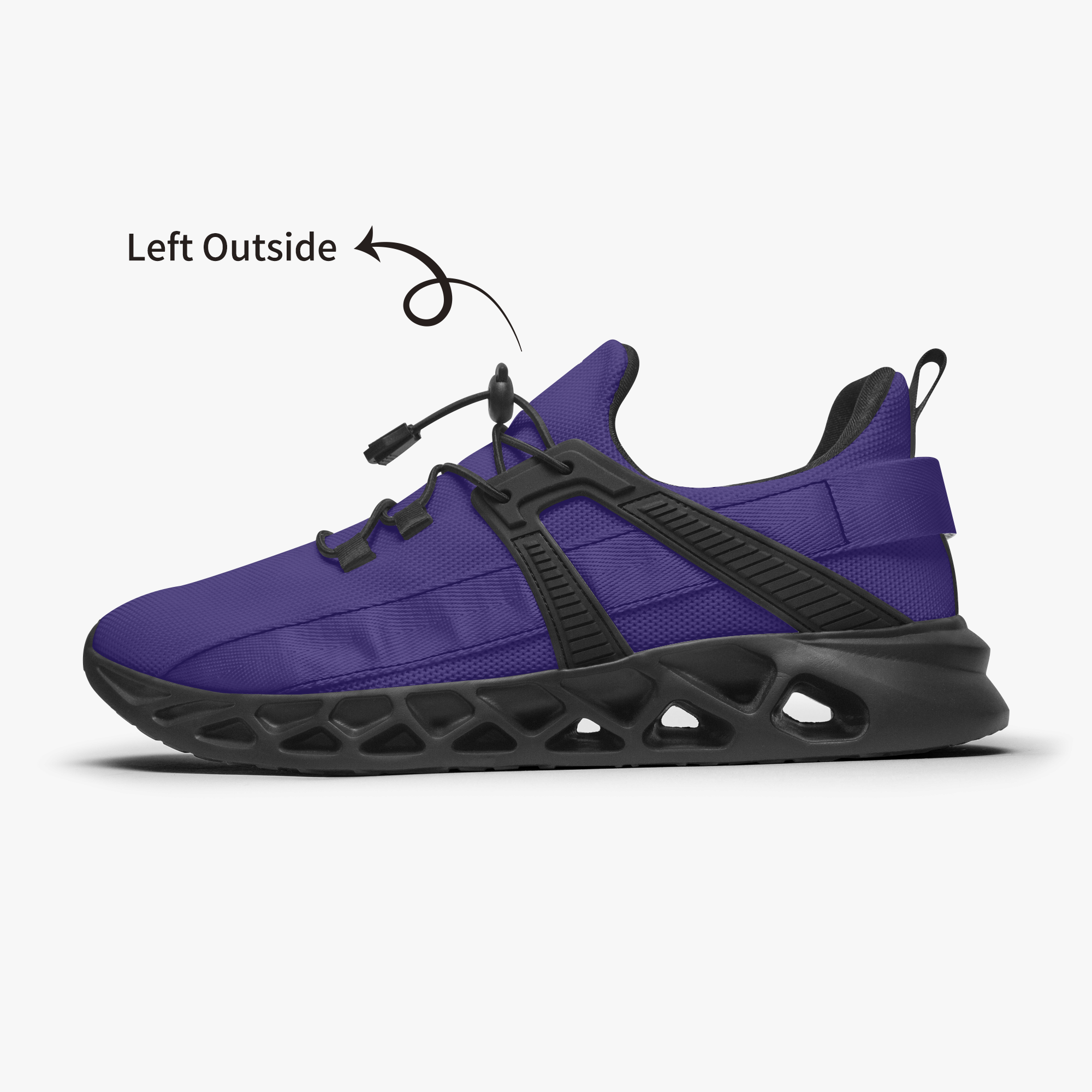 Kicxs Unisex Mesh Running Shoes - Purple 3