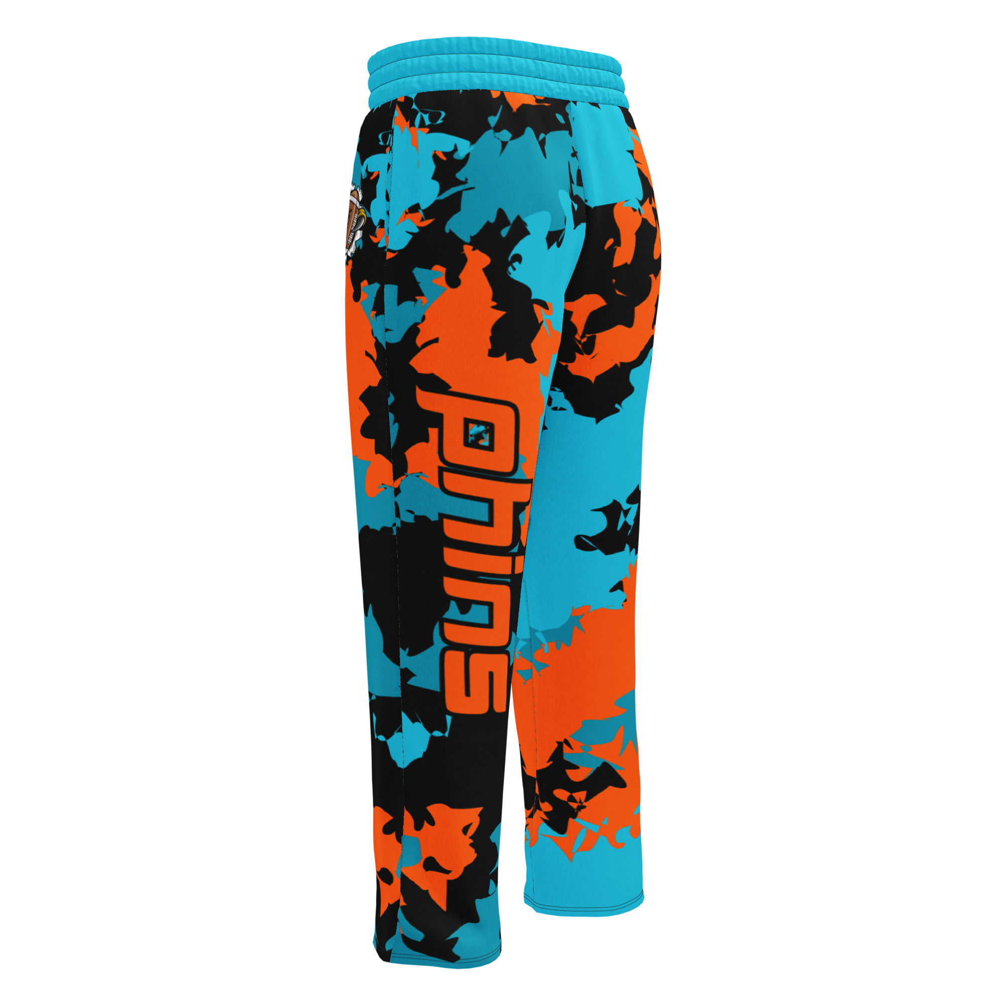 Phins 305 Wide-leg joggers - Aqua/Orange/Black