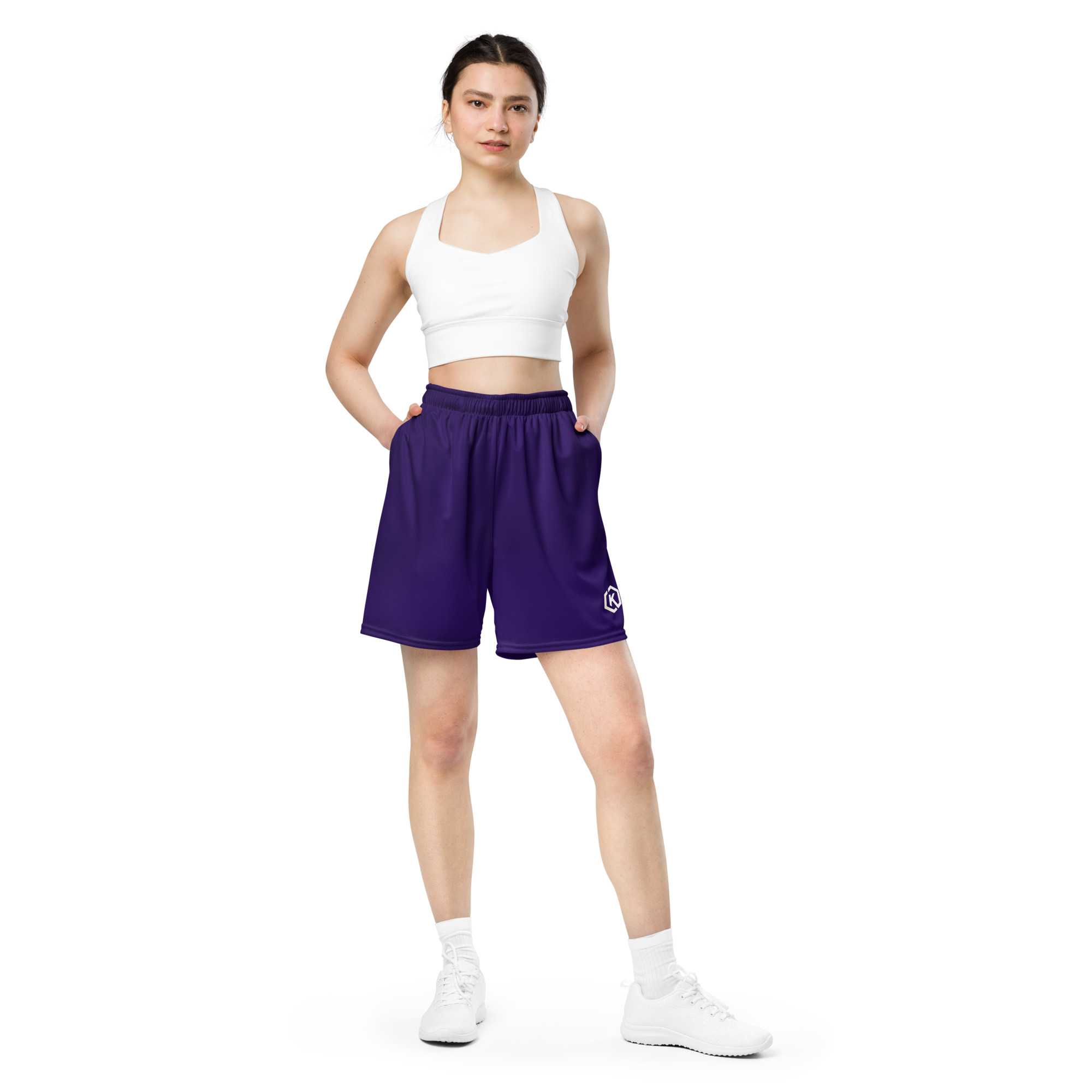 Kicxs Unisex Mesh Shorts - Purple