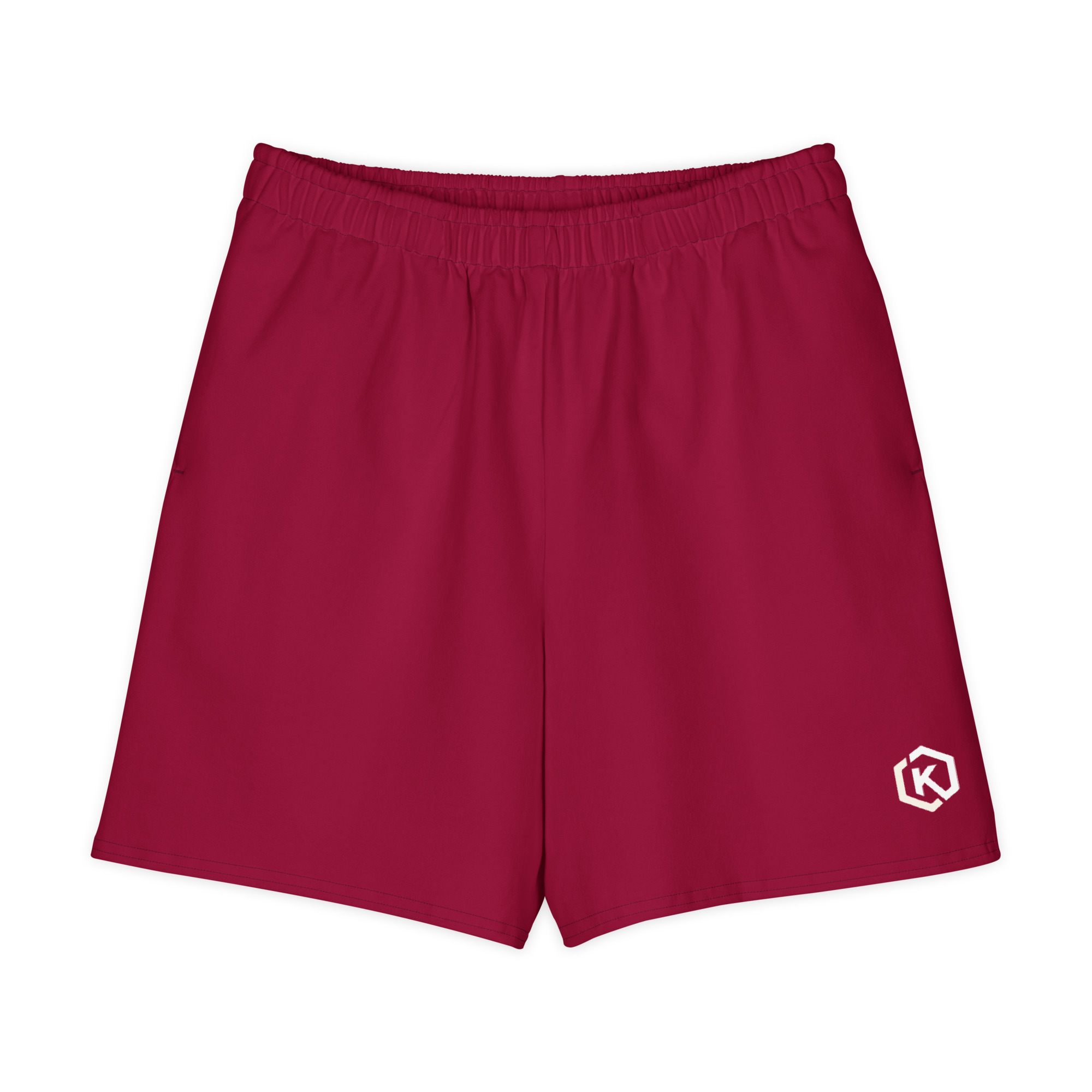 Kicxs Unisex Cotton Long Shorts - Burgundy 4