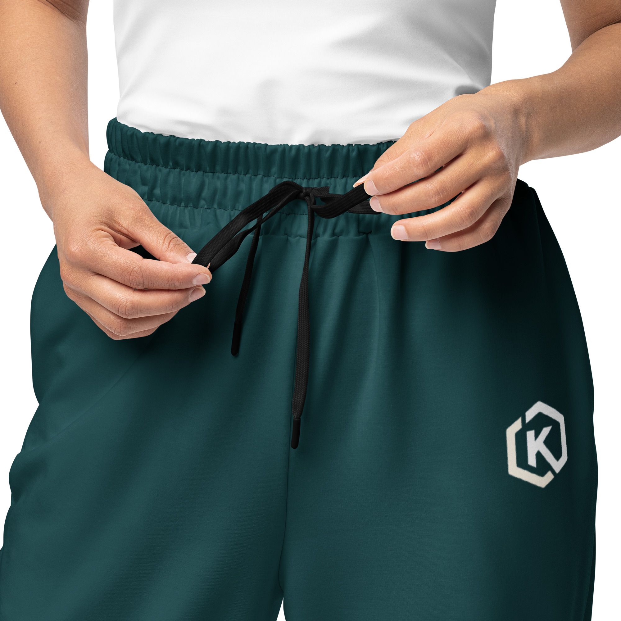 Kicxs Wide-Leg Joggers - Hunter Green 4